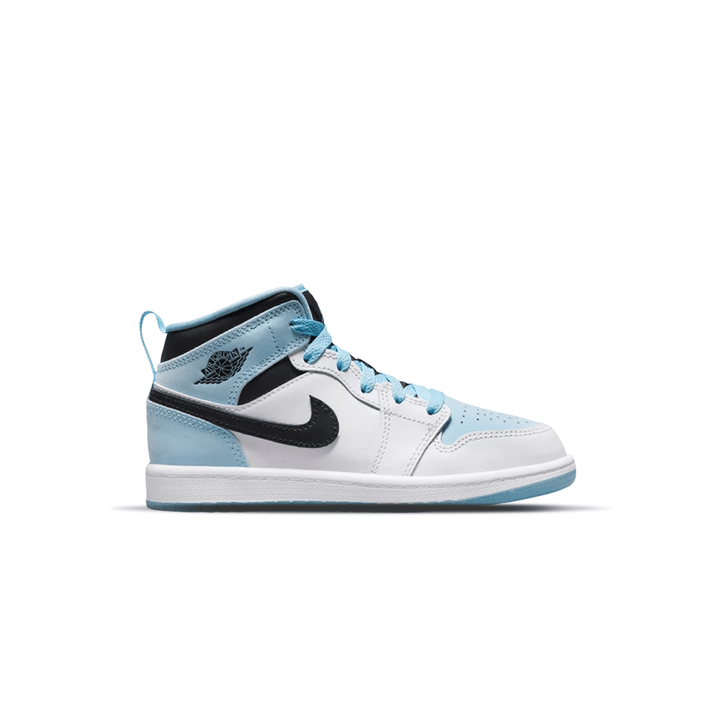 Air Jordan 1 Mid SE PS 'White Ice Blue' - Kick Game