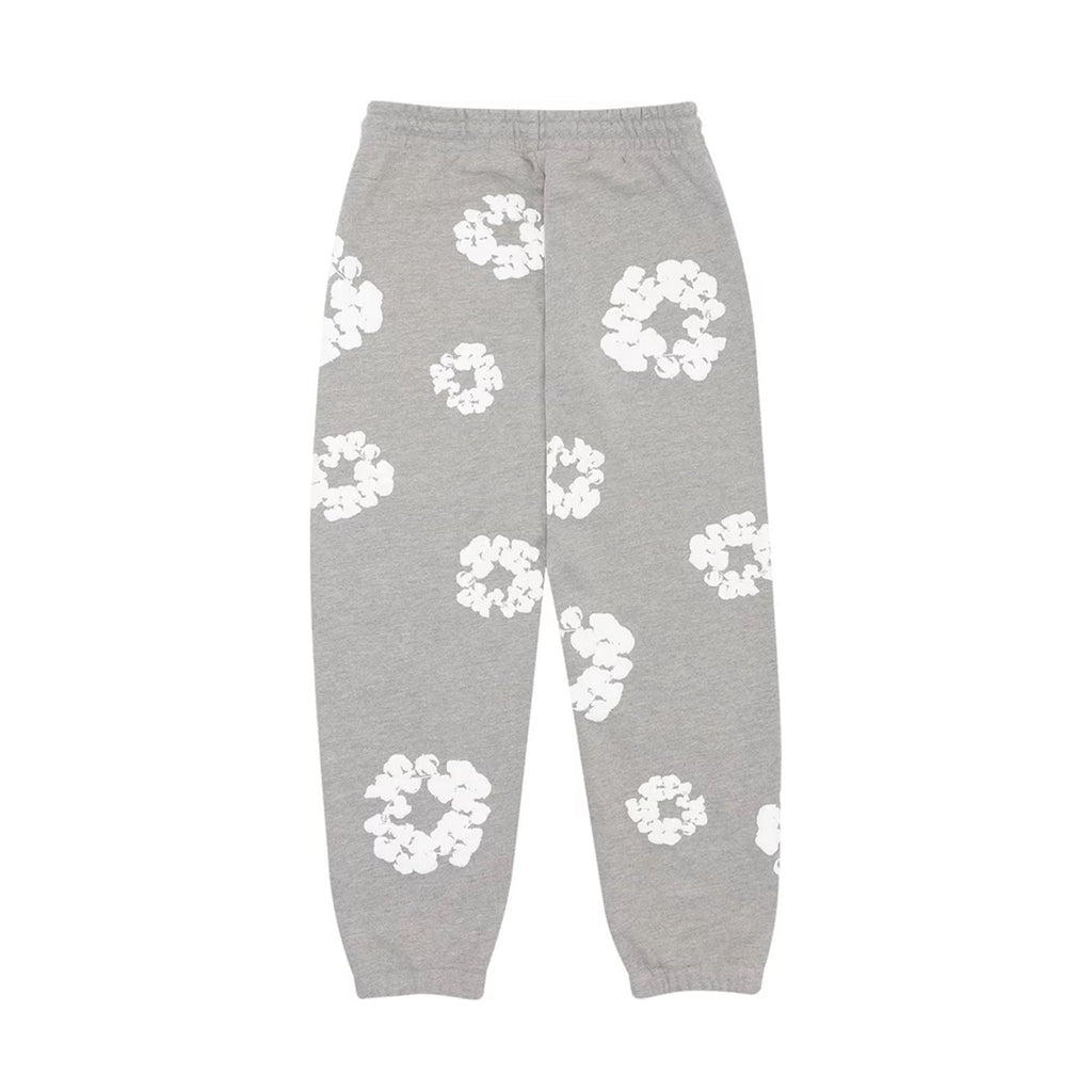 Denim Tears The Cotton Wreath Sweatpants 'Grey' - Kick Game