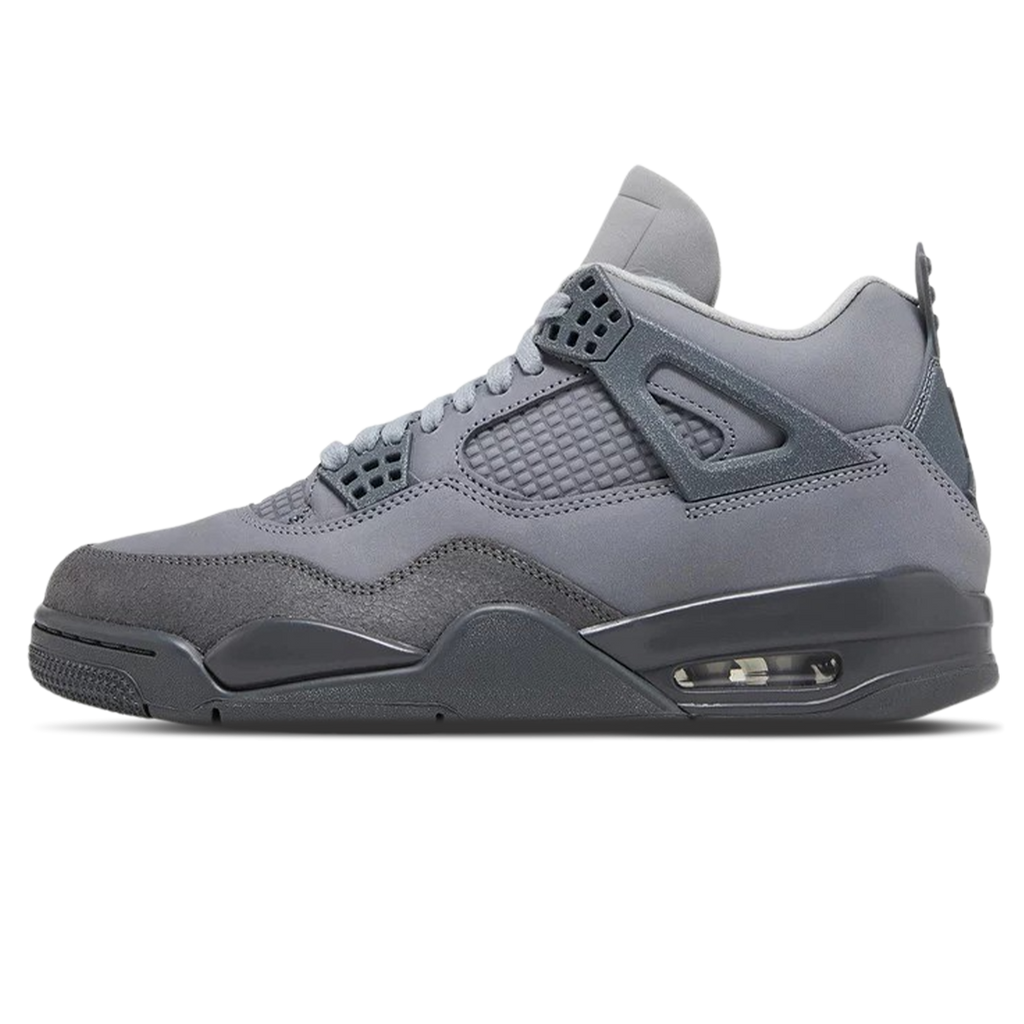 Black and grey jordan 4s best sale