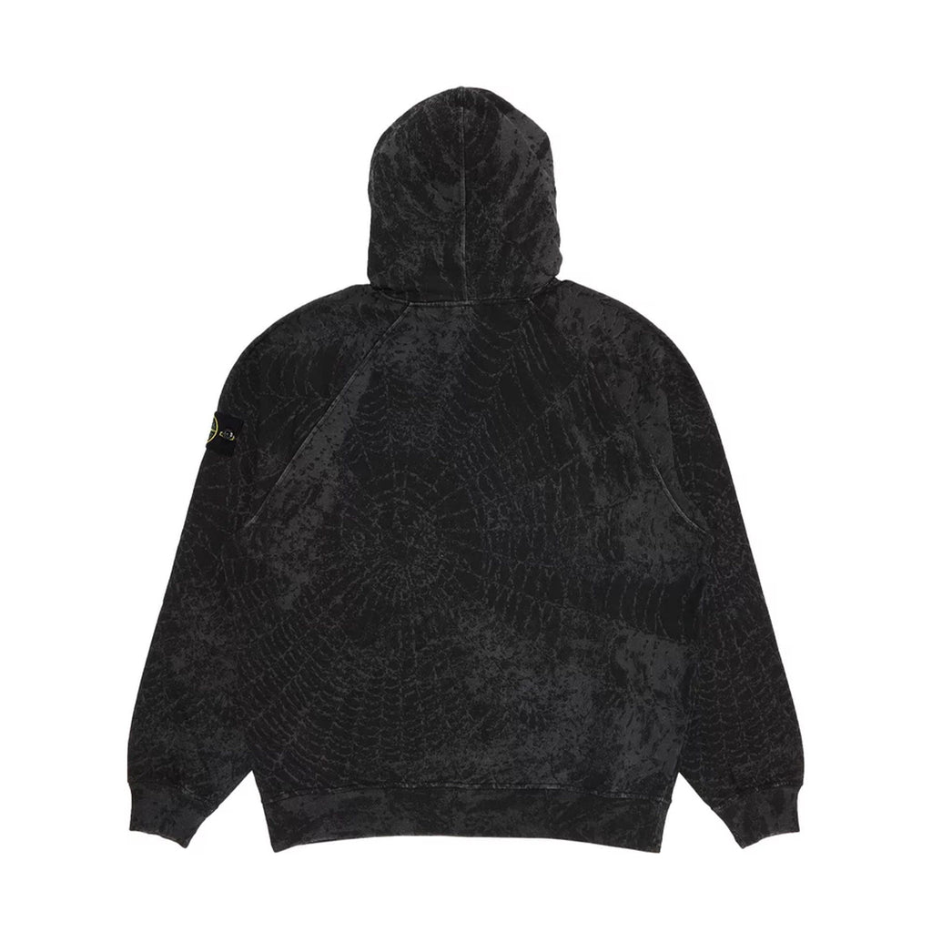 Supreme x Stone Island Hooded Sweatshirt  'Black' - Kick Game