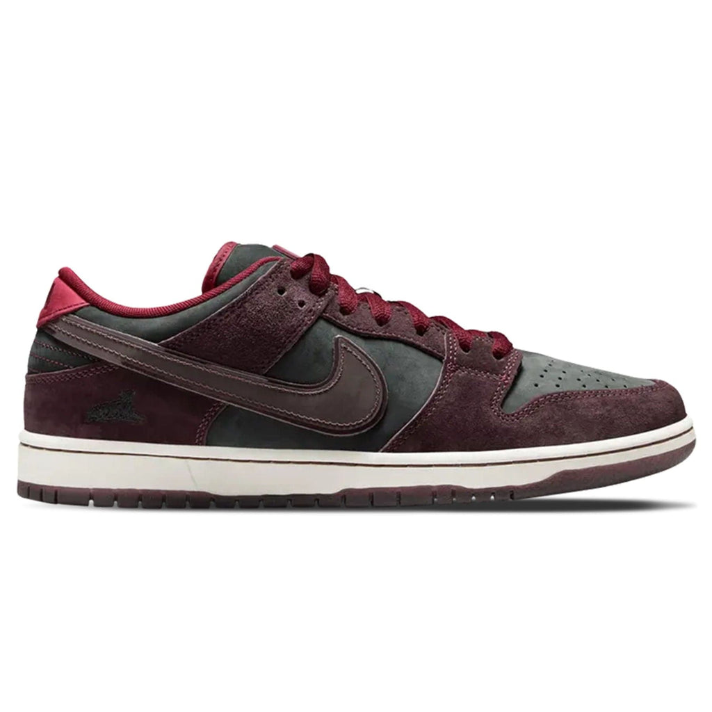 RIOT Skateshop x Nike Dunk SB Low 'Mahogany Dark Beetroot' - Kick Game