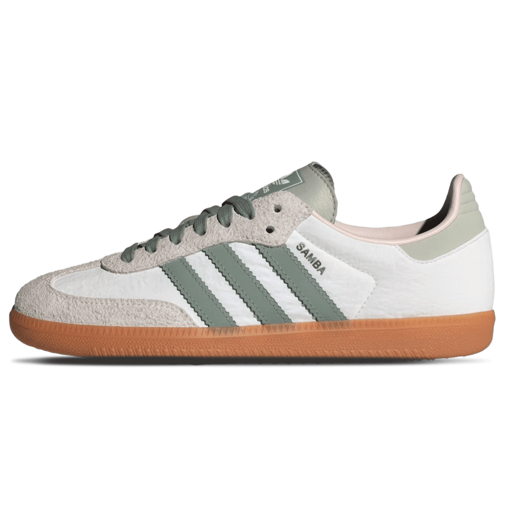 adidas Samba OG Wmns 'White Silver Green' - Kick Game