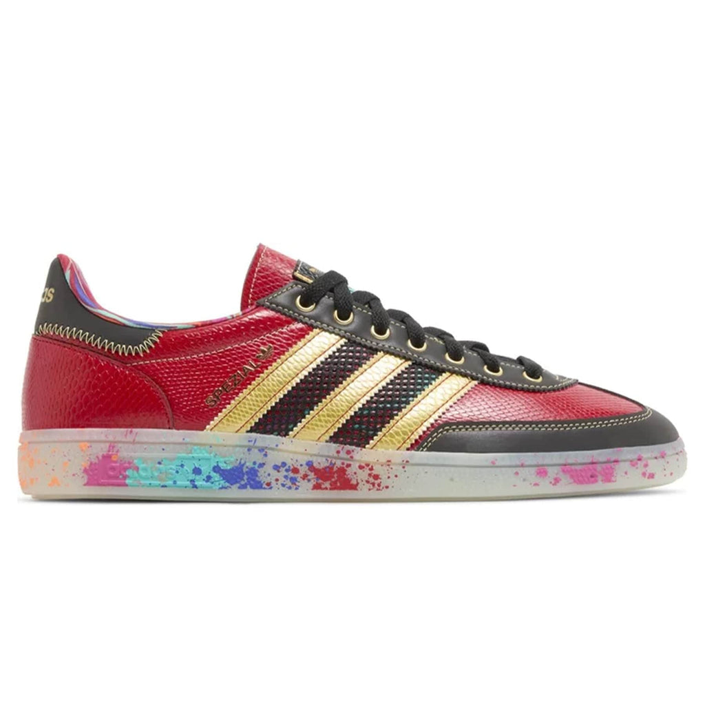 S.E.E.D. x adidas Handball Spezial 'Scarlet Gold Paint Splatter' - Kick Game