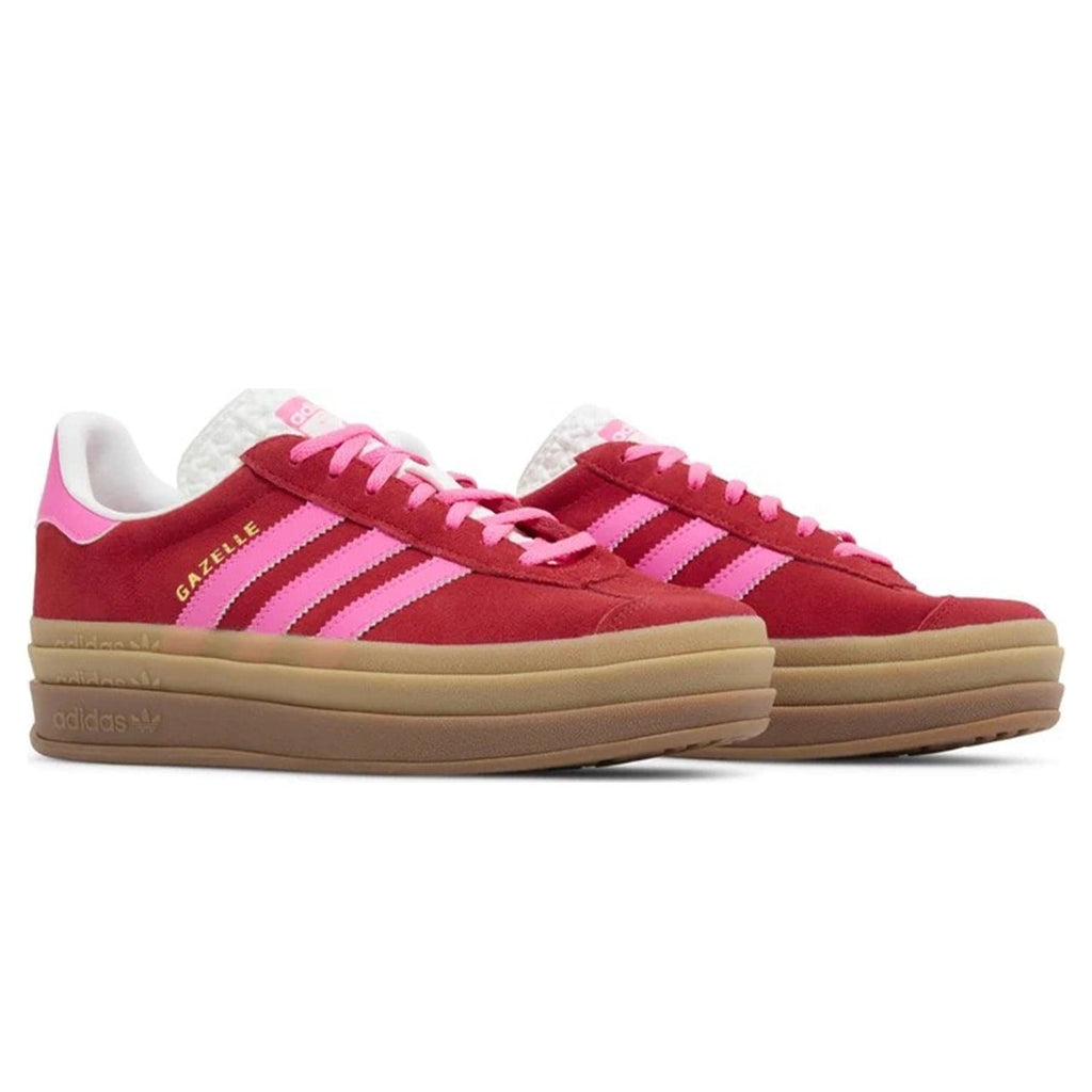 adidas Gazelle Bold Wmns 'Collegiate Red Lucid Pink' - Kick Game