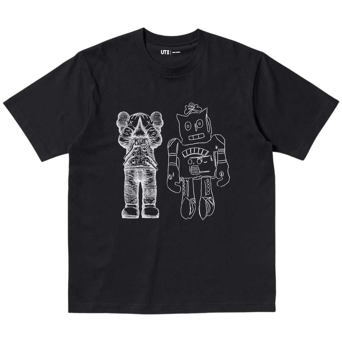 KAWS x Warhol UNIQLO UT Graphic T-Shirt 'Black' - Kick Game