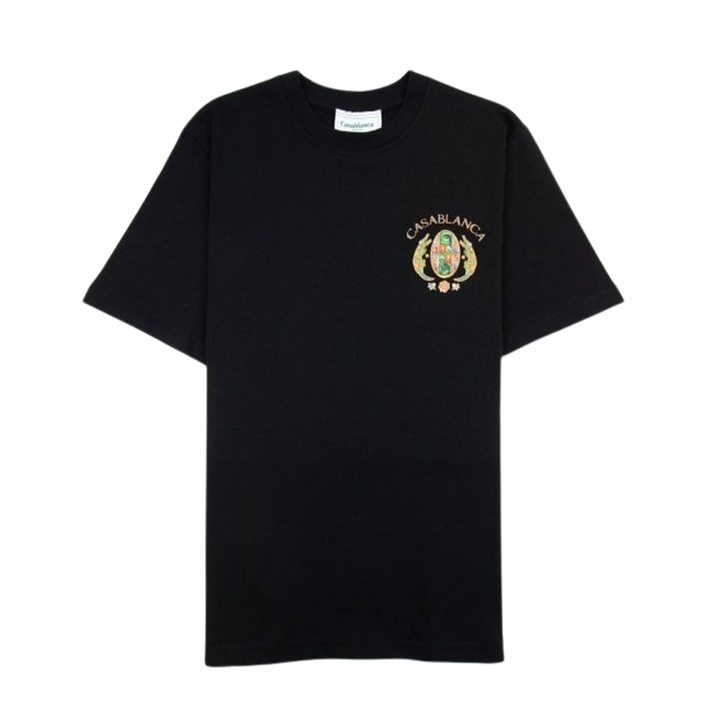 Casablanca Joyaux D Afrique Tennis Club Printed T Shirt 'Black'