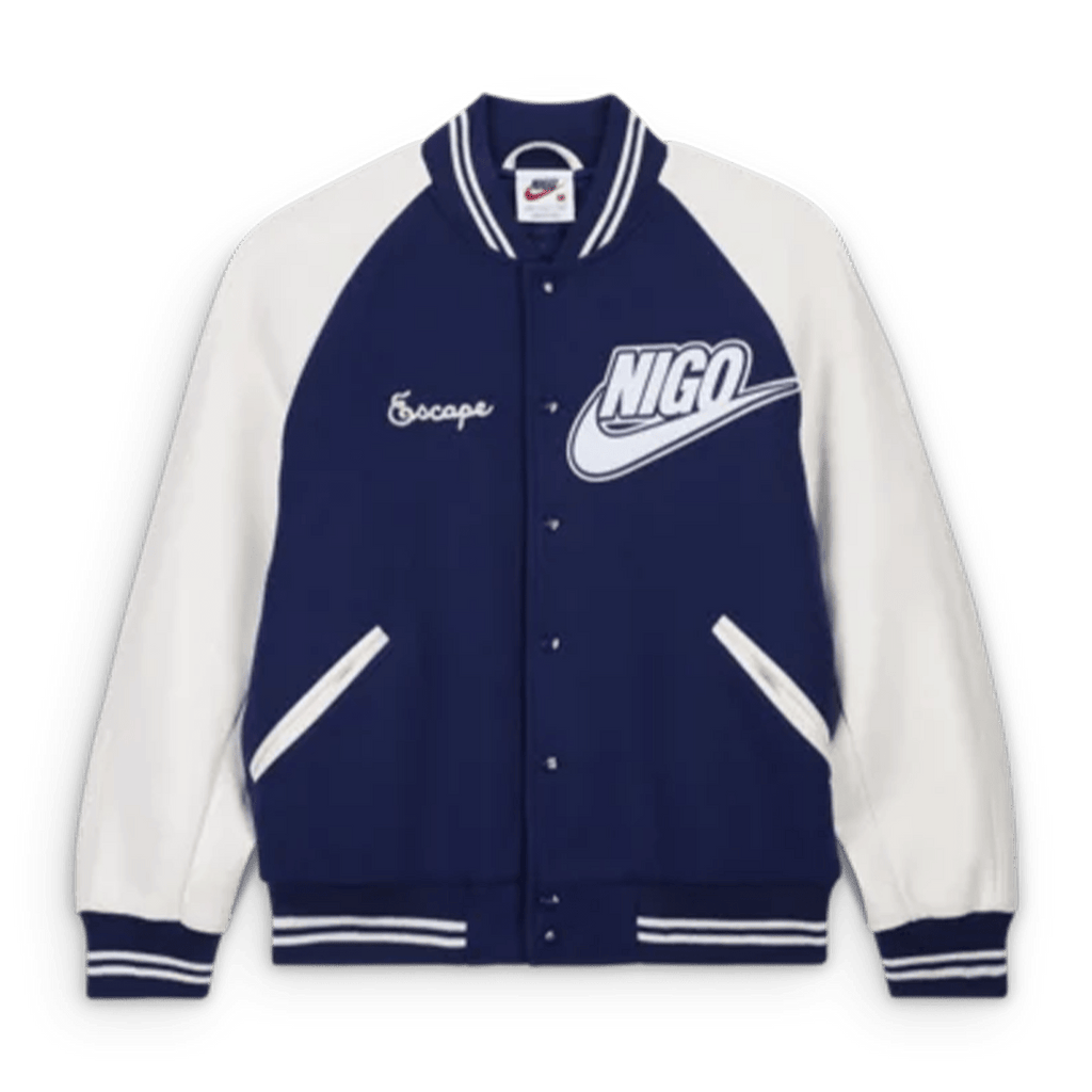 Nike x Nigo Varsity Jacket 'Blue' - Kick Game