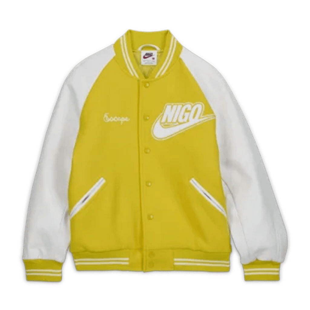 Nike x Nigo Varsity Jacket 'Yellow' - Kick Game