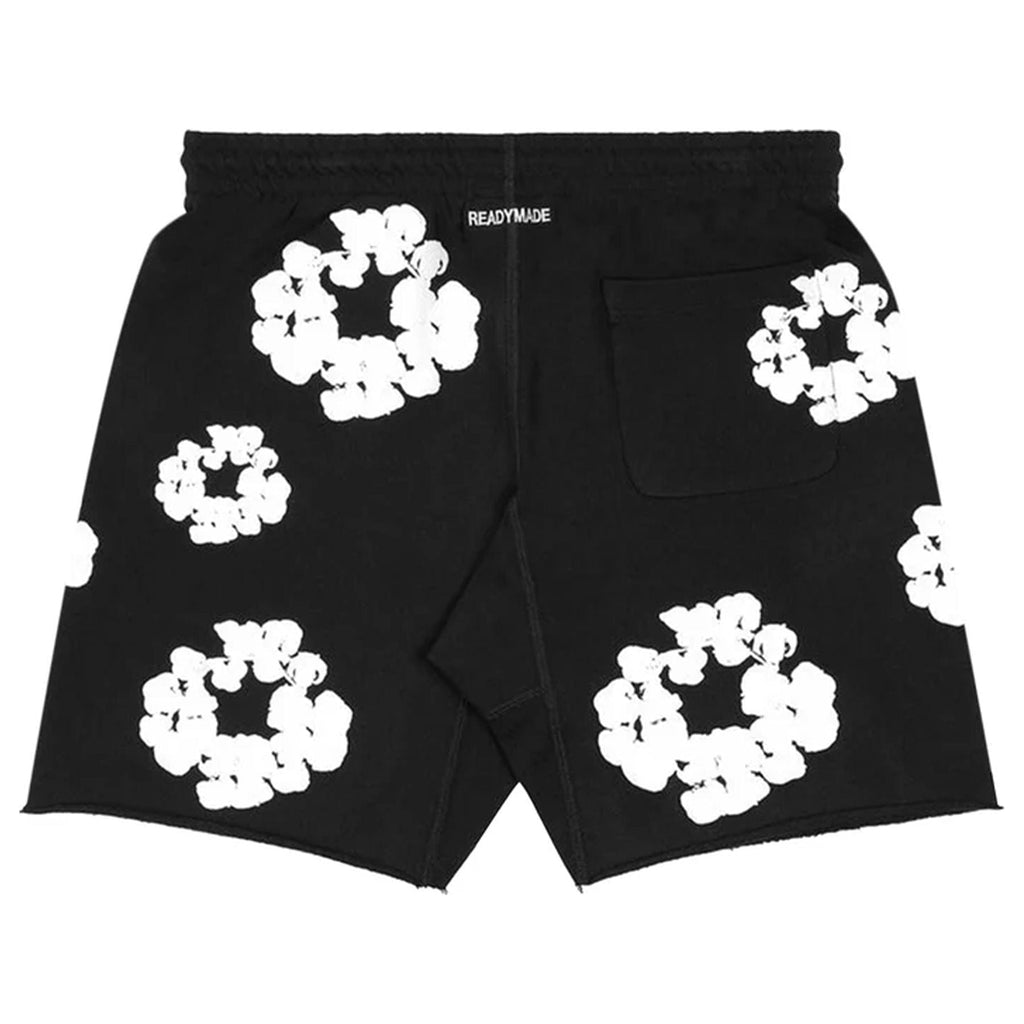 READYMADE x Denim Tears The Cotton Wreath Shorts 'Black' - Kick Game