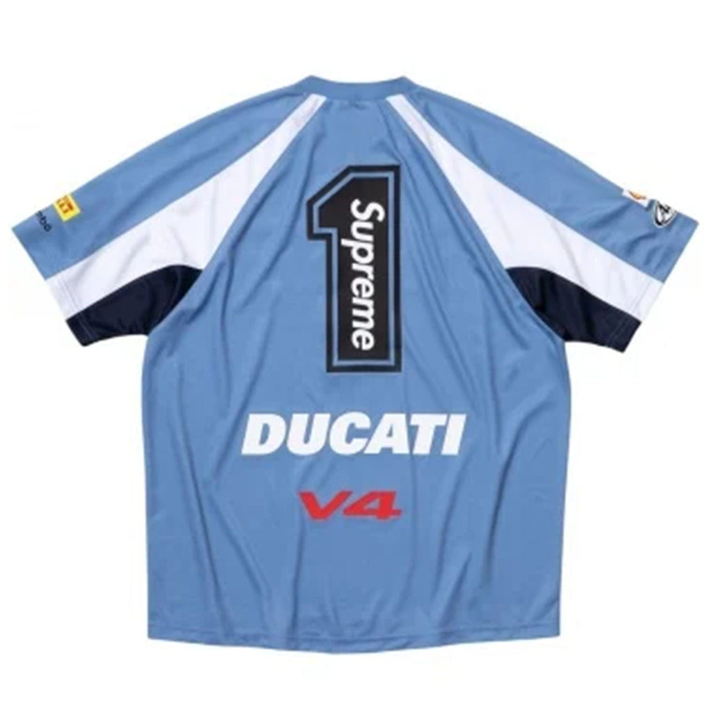 Supreme x Ducati Soccer Jersey 'Blue' - Kick Game