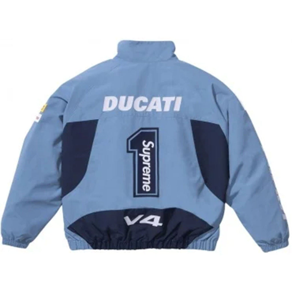 Supreme x Ducati Track Jacket 'Blue' - Kick Game