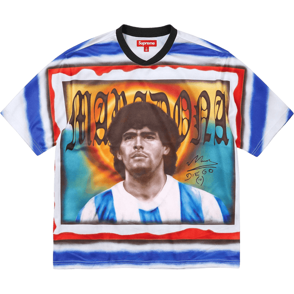 Supreme Maradona Soccer Jersey — Kick Game