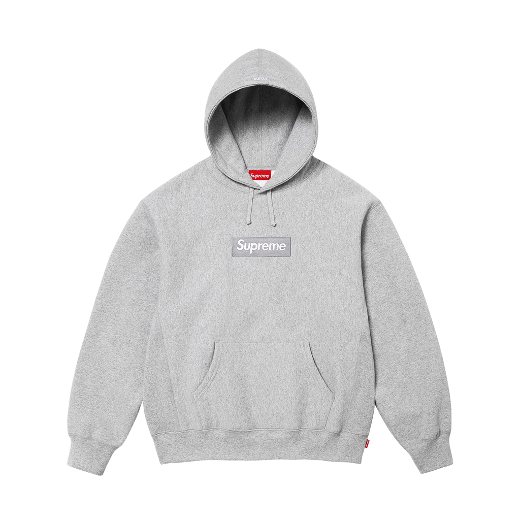 Supreme Box Logo Hoodie FW24 'Heather Grey' - Kick Game