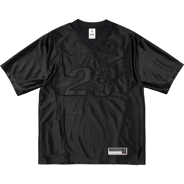 Supreme x Jordan Warm Up Jersey 'Black' - Kick Game