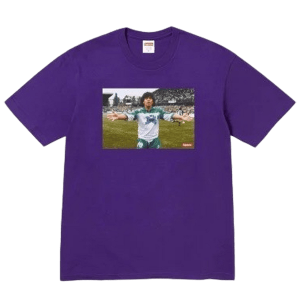 Supreme Maradona Tee Purple - Kick Game