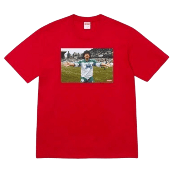 Supreme Maradona Tee Red — Kick Game