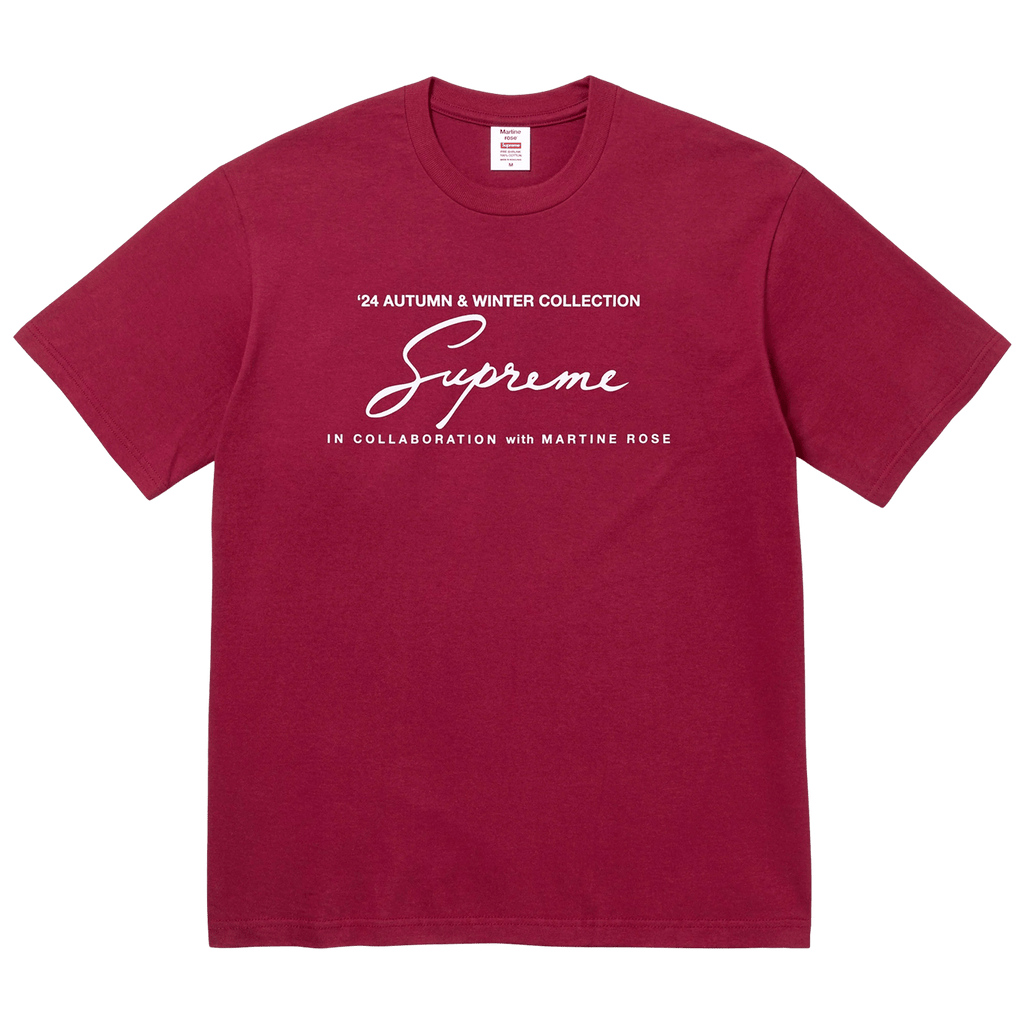 Supreme Martine Rose Tee 'Cardinal' - Kick Game