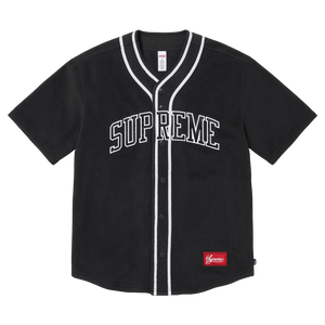 Supreme Polartec Baseball Jersey 'Black'