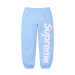 Supreme Satin Appliqué Sweatpant 'Light Blue'