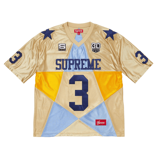 Supreme Star Football Jersey 'Gold'