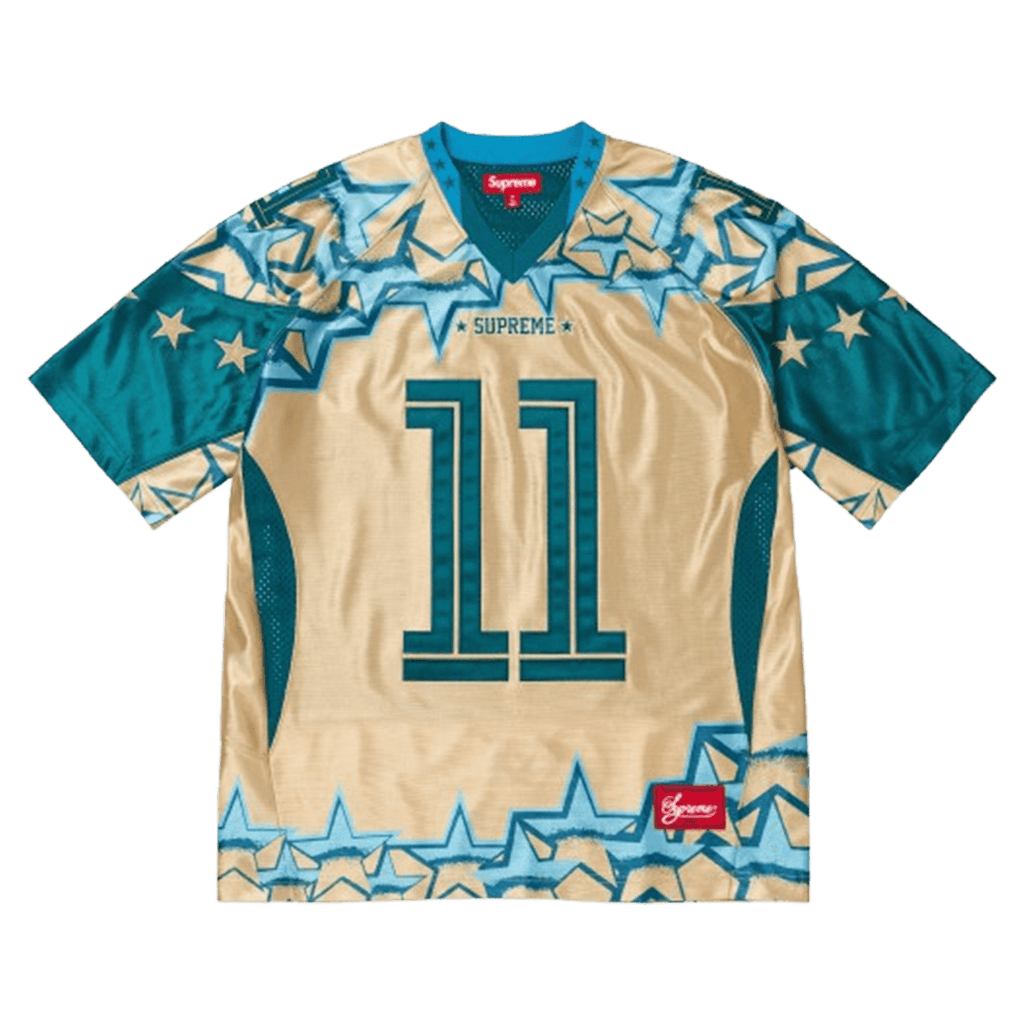 Supreme Stars Football Jersey 'Gold' - Kick Game