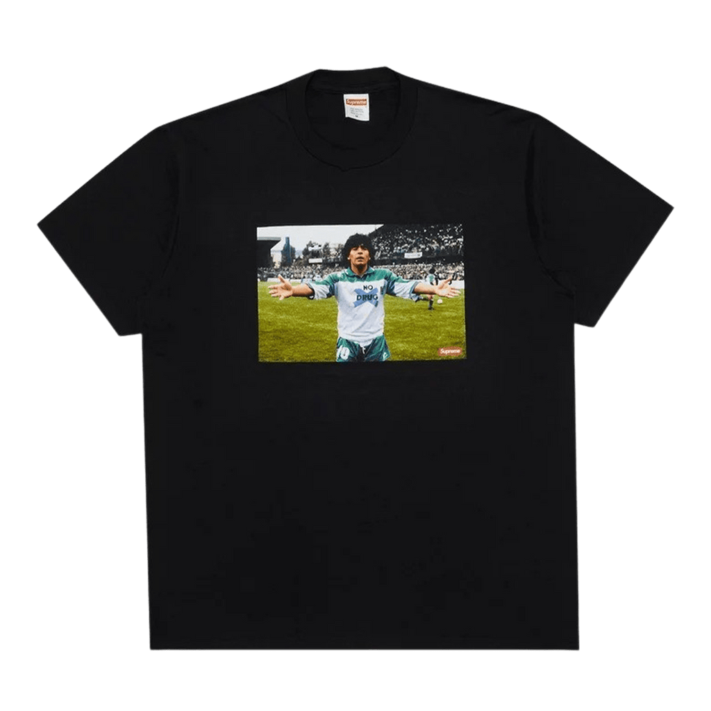 Supreme Maradona Tee Black - Kick Game