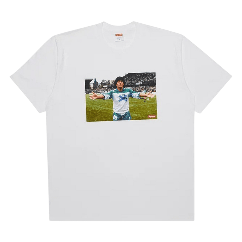 Supreme Maradona Tee White - Kick Game