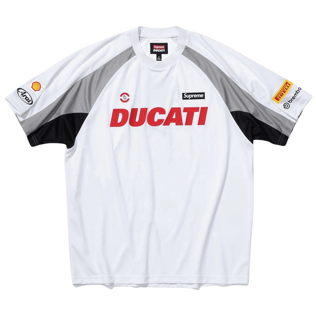 Supreme x Ducati Soccer Jersey 'White' - Kick Game