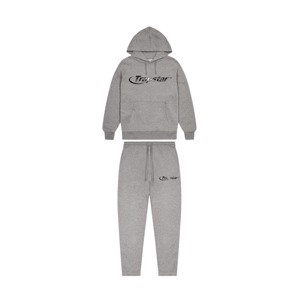 Trapstar Hyperdrive Monochrome Tracksuit 'Grey' - Kick Game