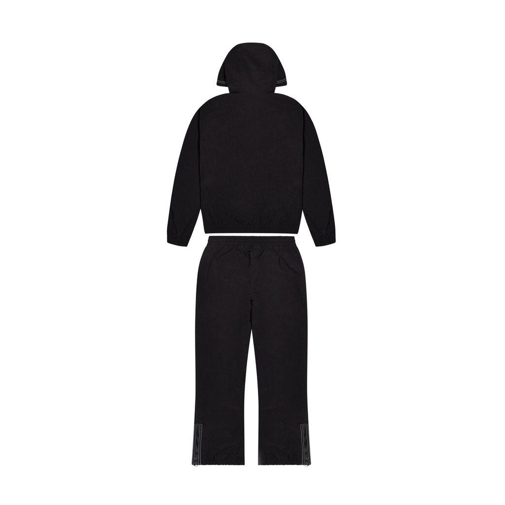 Trapstar Hyperdrive Shell Tracksuit 'Black' - Kick Game