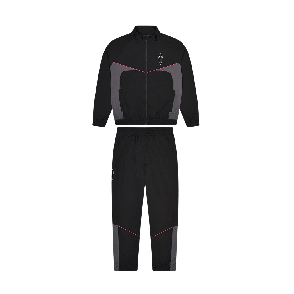 Trapstar Irongate Shell Tracksuit 'Black Pink' - Kick Game