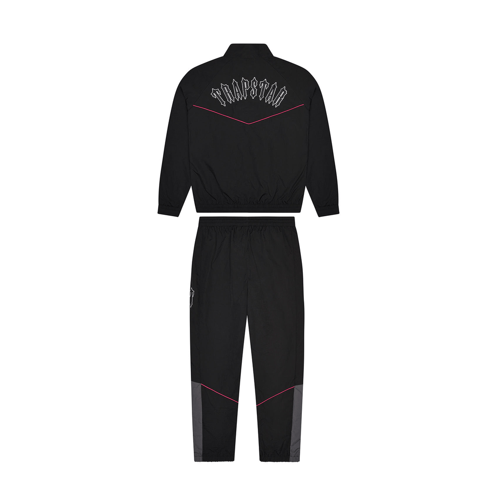 Trapstar Irongate Shell Tracksuit 'Black Pink' - Kick Game