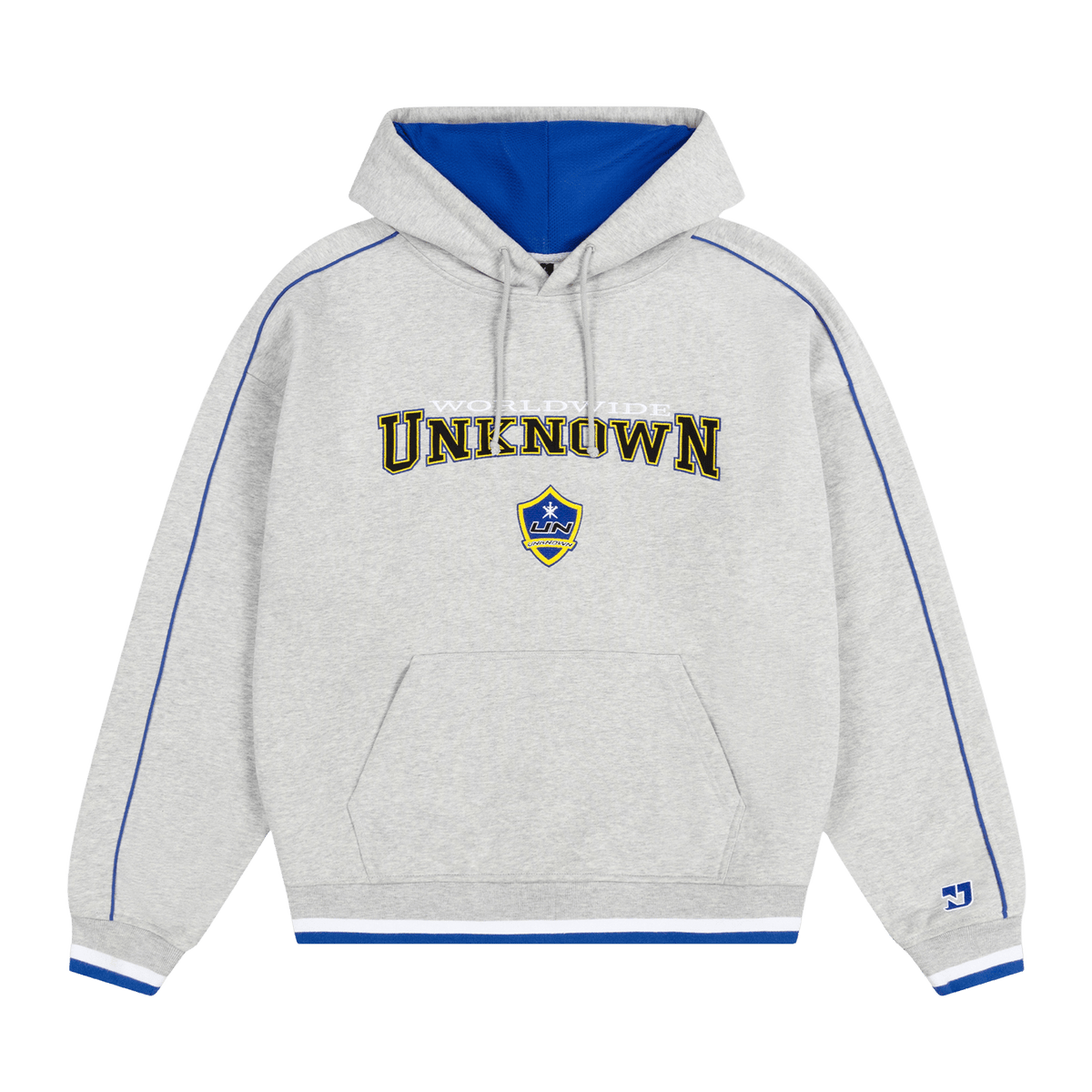 Unknown College Hoodie 'Grey' - Kick Game