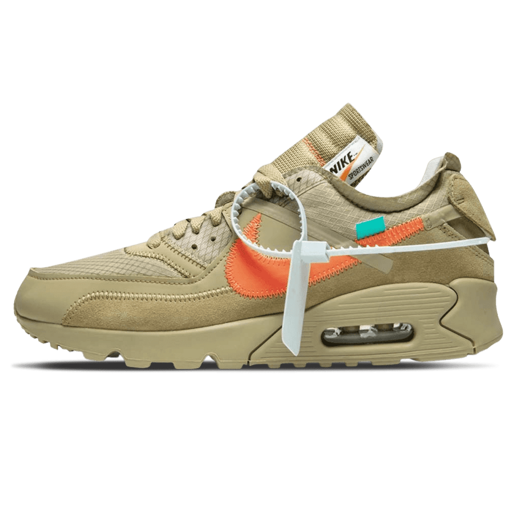 Off-White x Nike Air Max 90 Desert Ore - Kick Game