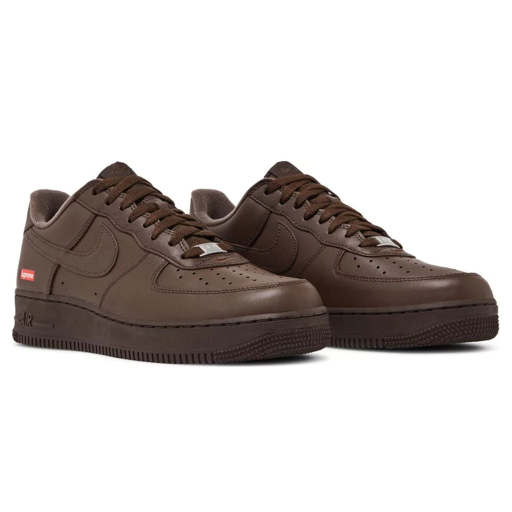 Supreme x Air Force 1 Low 'Box Logo - Baroque Brown' - Kick Game