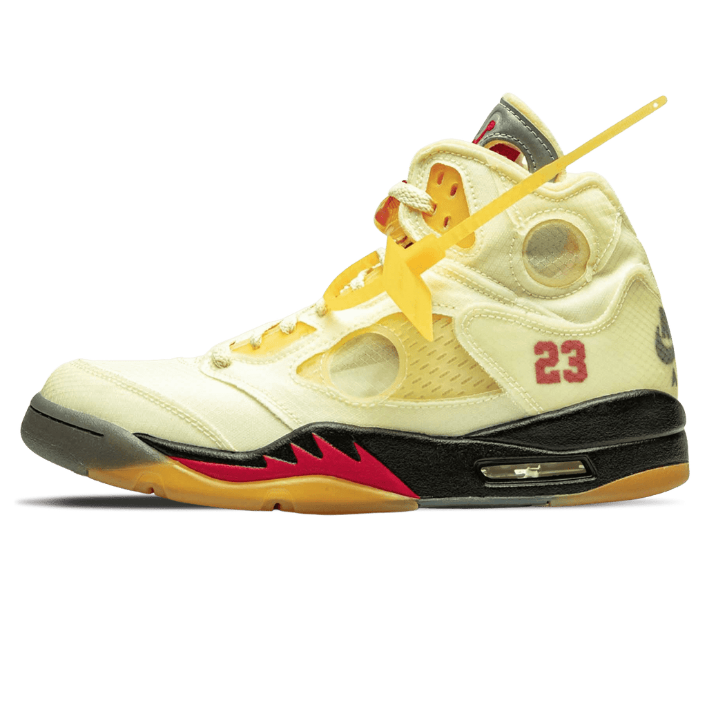 Off-White x Air Jordan 5 SP 'Sail' - Kick Game