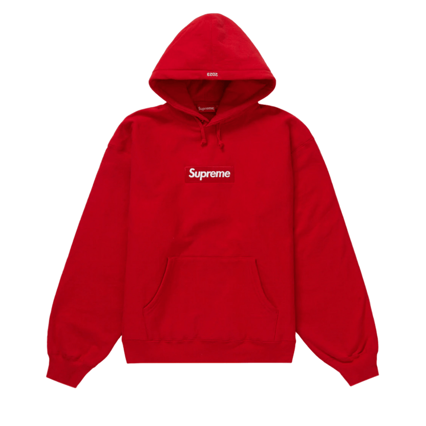 Supreme Box Logo Hoodie Fw23 Red — Kick Game 1746