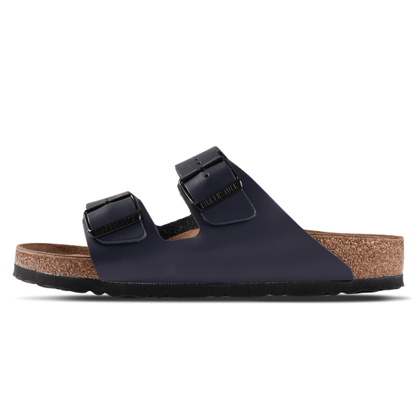 Birkenstock arizona natural leather hot sale blue