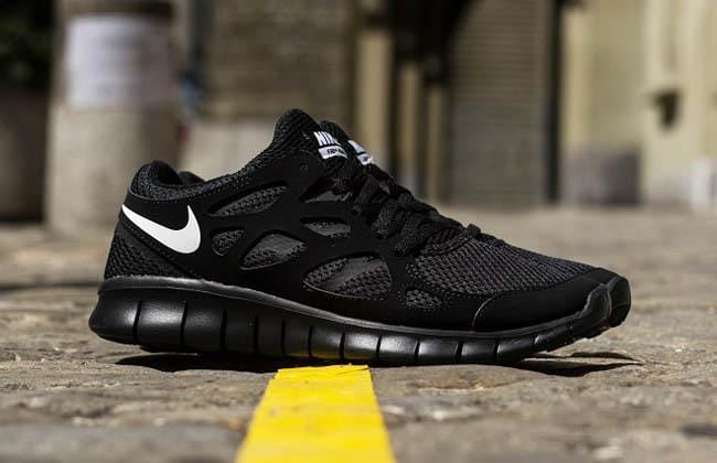 Nike Free Run 2 NSW Black White Black Kick Game