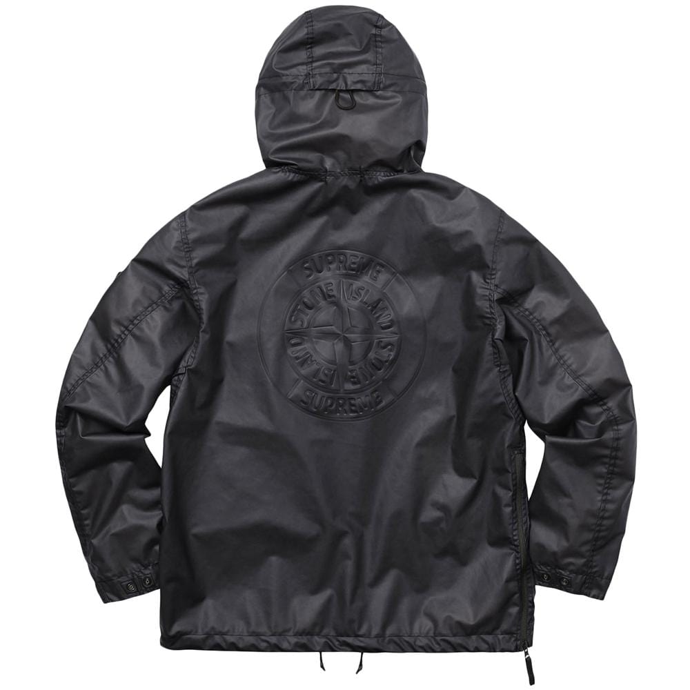 STONE ISLAND FOR SUPREME POLY COVER COMPOSITE ANORAK IN BLACK Kick Game