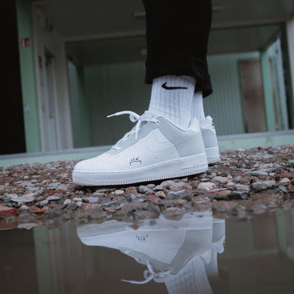 A COLD WALL x Nike Air Force 1 Low White Kick Game