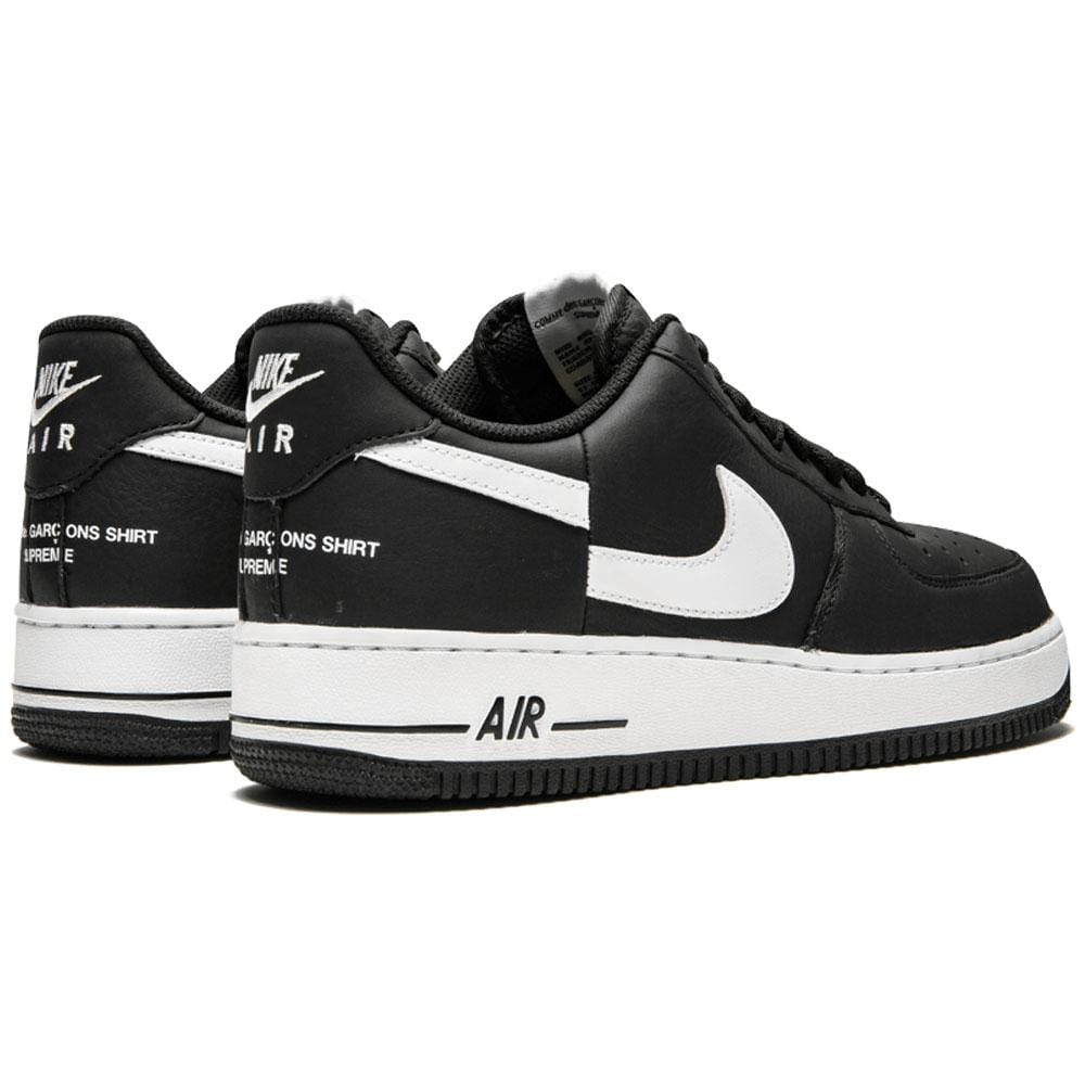 Supreme x Comme des Garcons x Nike Air Force 1 Low Black White