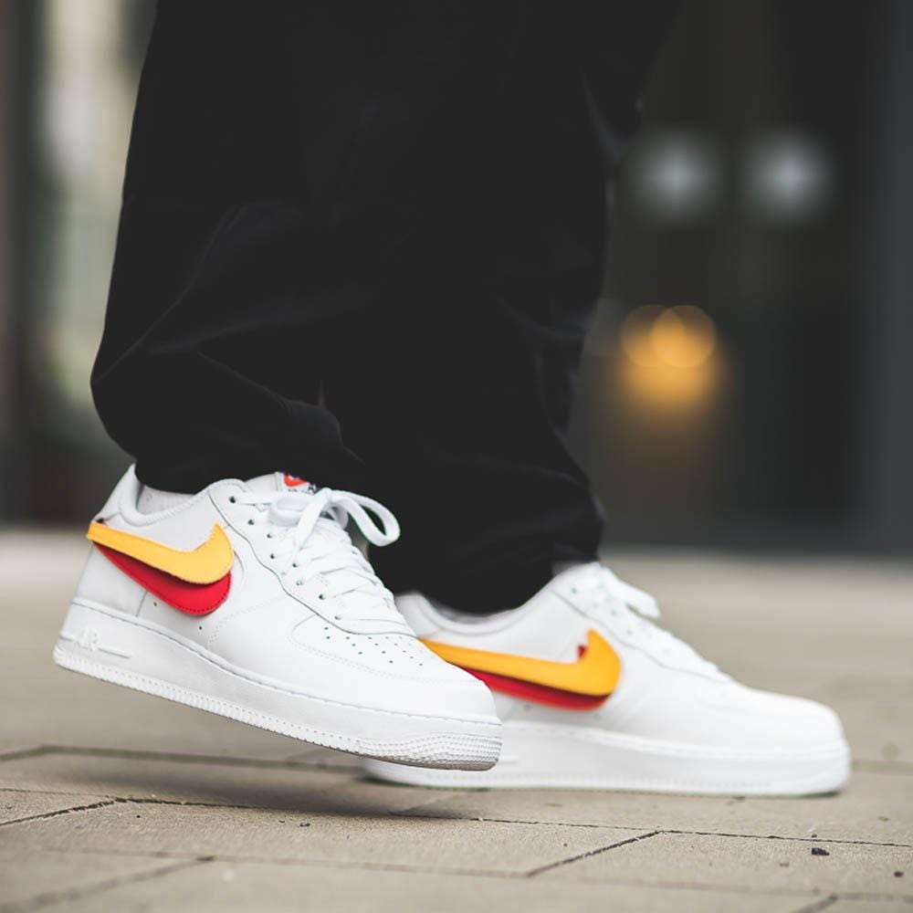 Buy Air Force 1 07 QS Velcro White Swoosh White — Kick Game