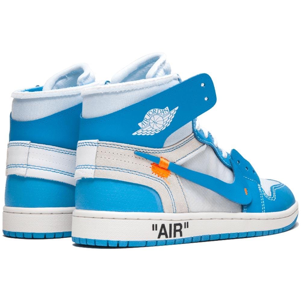 Air jordan 1 high trainers Nike x Off-White Blue size 44 EU in