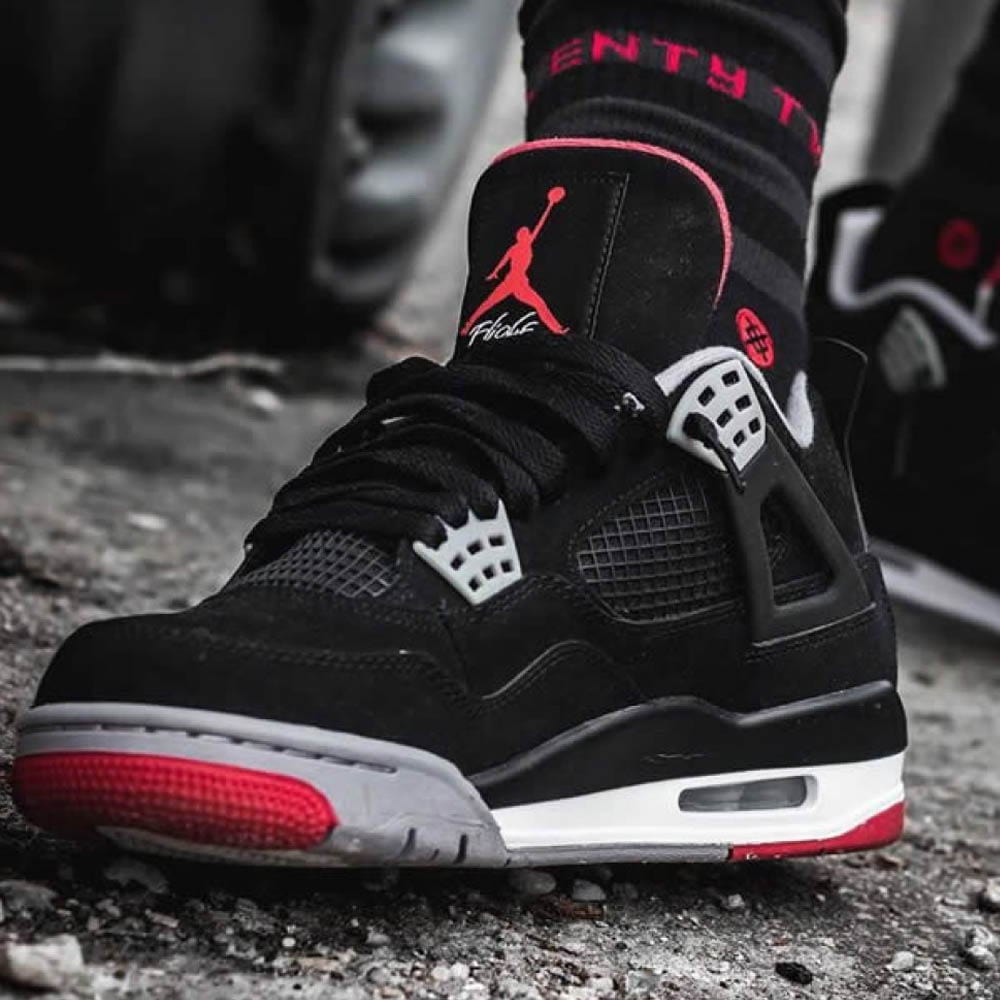 Nike air jordan 4 retro bred 2019 release hotsell