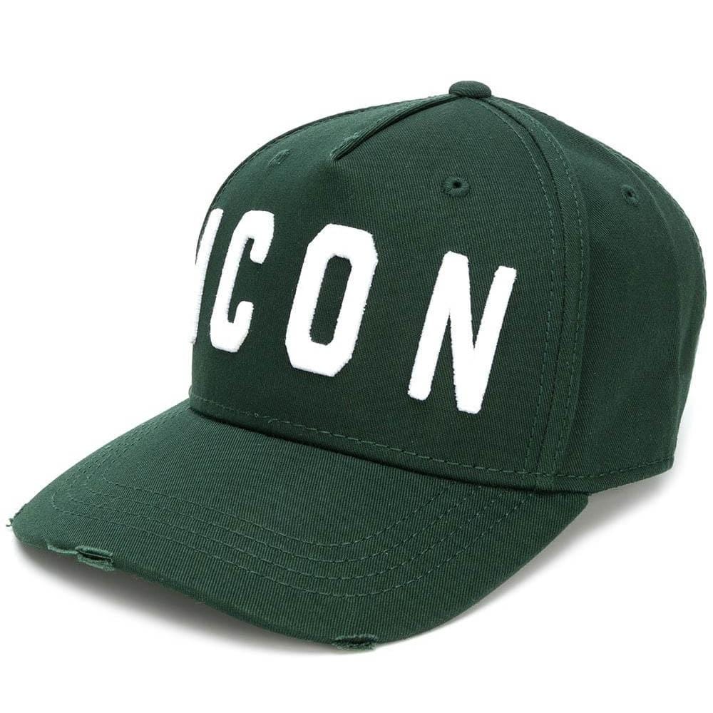 DSQUARED2 Icon Baseball Cap Green - Kick Game