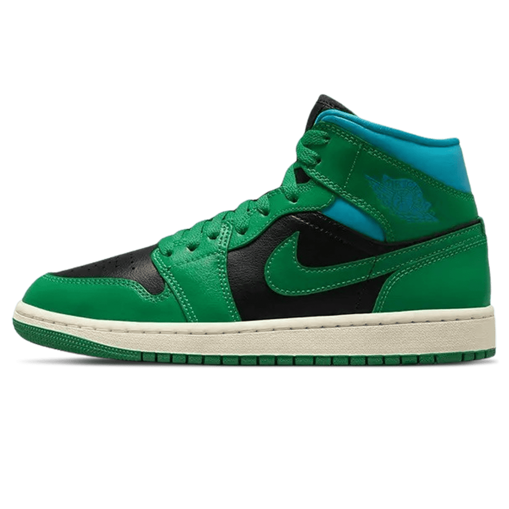 Air Jordan 1 Mid Wmns 'Lucky Green Aquatone' - Kick Game