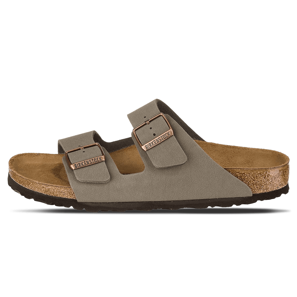 Birkenstock Arizona Birko-Flor Nubuck 'Stone' - Kick Game