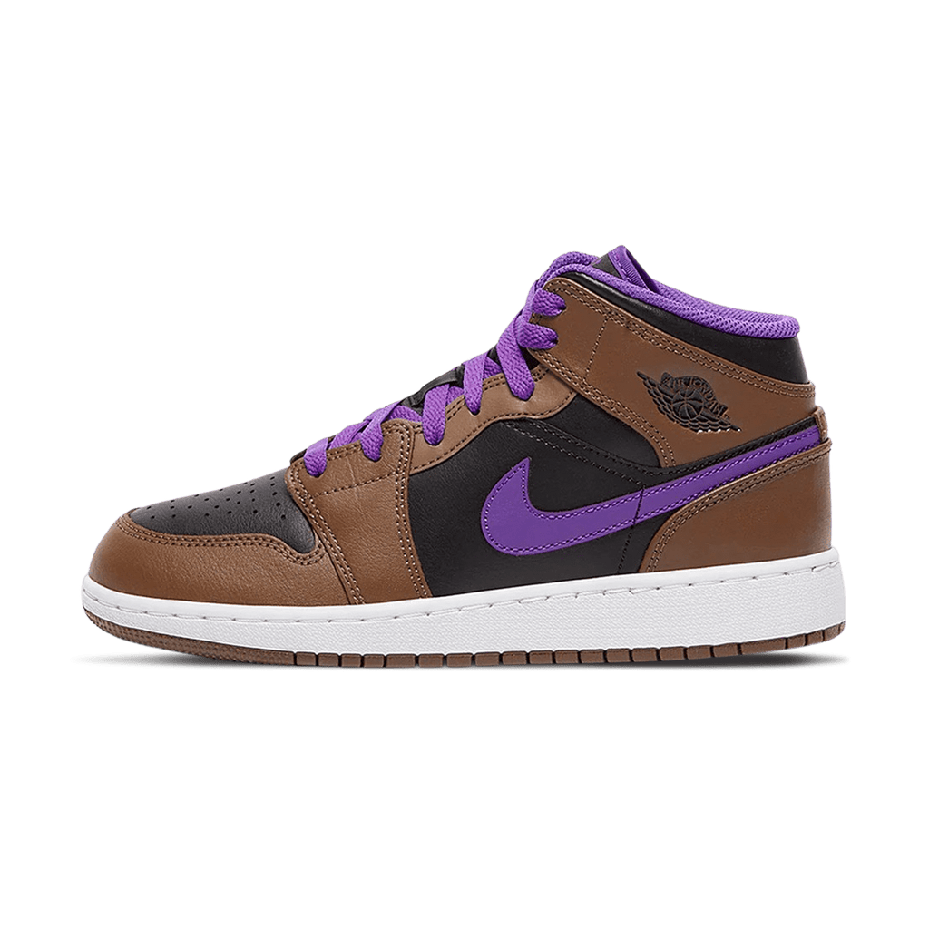 Air Jordan 1 Mid GS 'Purple Mocha' - Kick Game