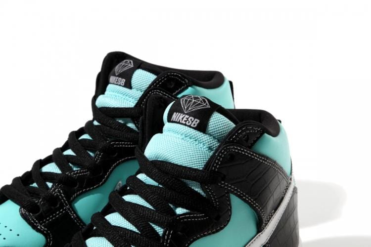 Diamond x Nike SB Tiffany Dunk High — Kick Game